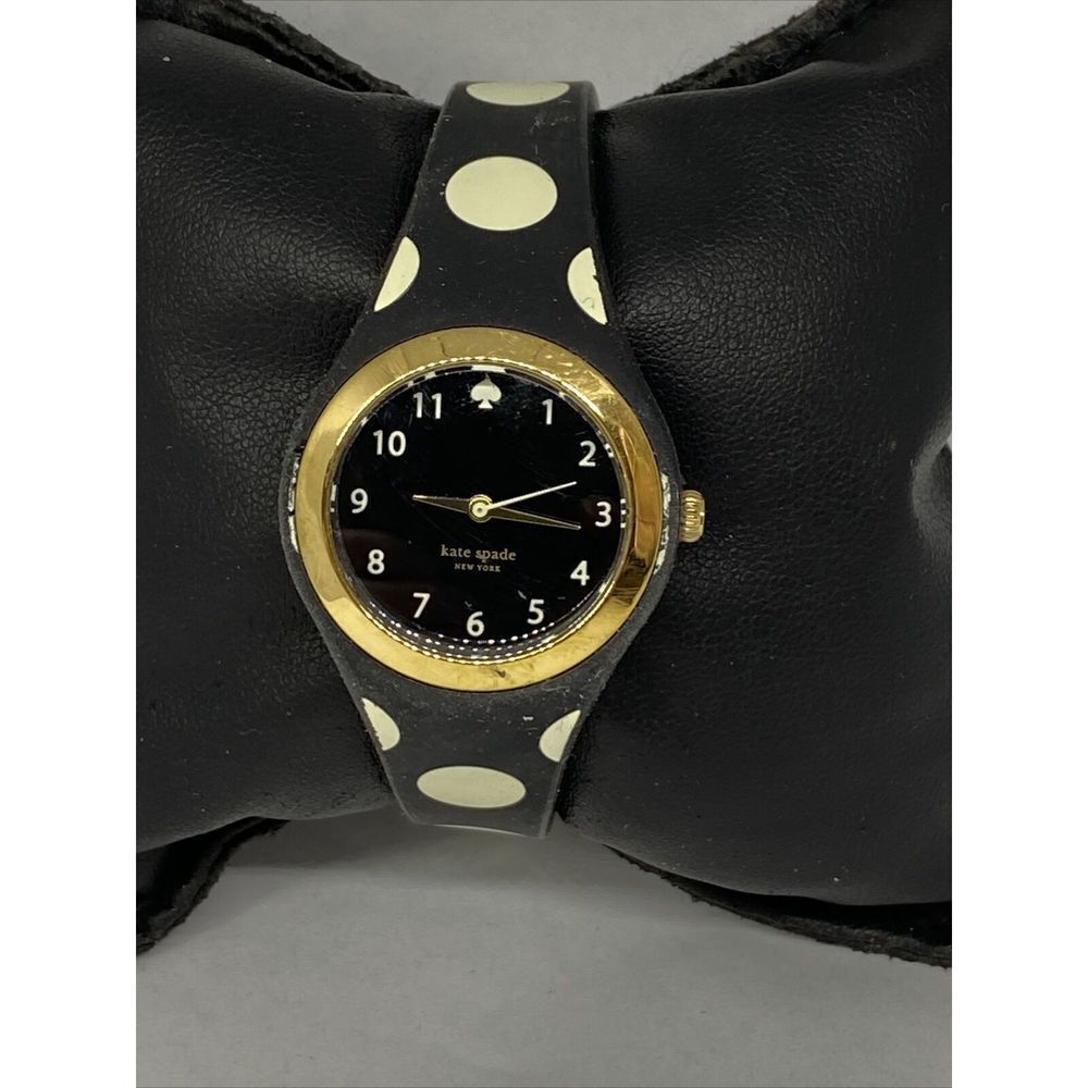 Kate Spade Rumsey 0610 Womens Black Plastic Analog Black Dial Quartz Watch XX590